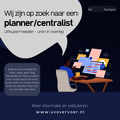 Vacature planner/centralist