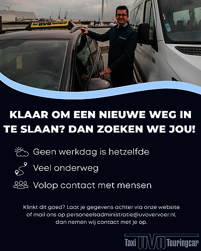 Vacature Taxi Chauffeur